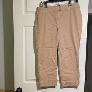 Talbots perfect crop curvy pants.